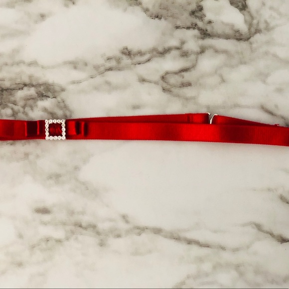 NWT - Aisling Reine - Harmony in Red - lace and mesh bra (with choker) - Picture 8 of 8